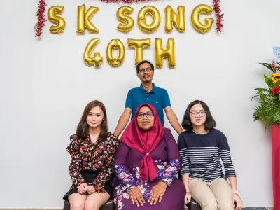 Lawyers drafting court documents at S.K. Song JB office